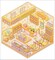 Cute Bear Bakery Room Stickers, Isometric Sticker Scene Set, Adorabilities